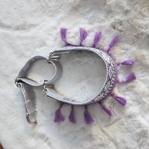New Martinigale Collar with rhinestone and tassles!!